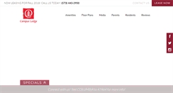 Desktop Screenshot of campuslodgecolumbia.com